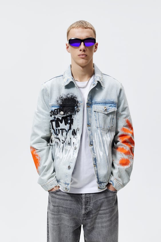 GRAFFITI DENIM JACKET