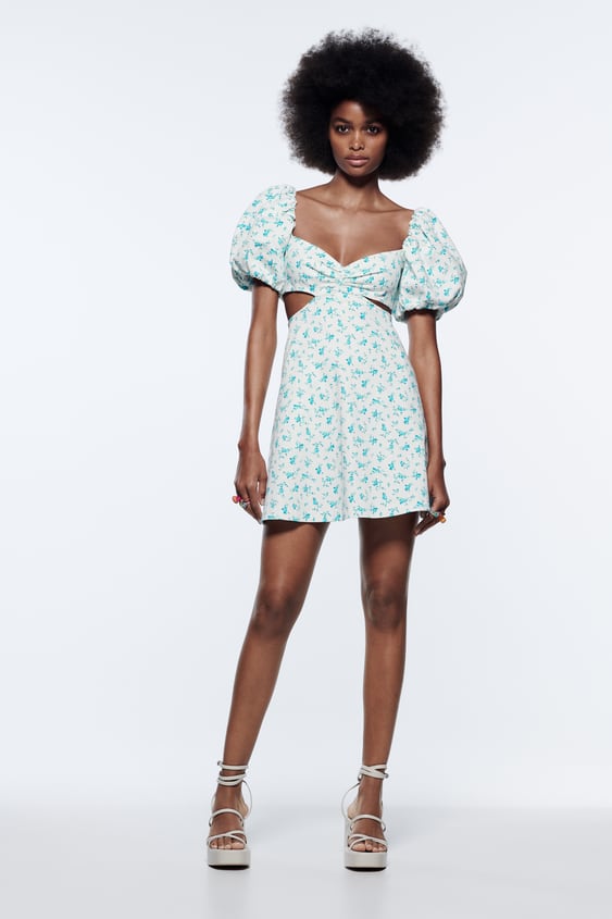 FLORAL CUT OUT DRESS