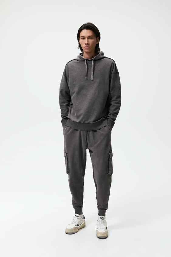 KNIT CARGO PANTS