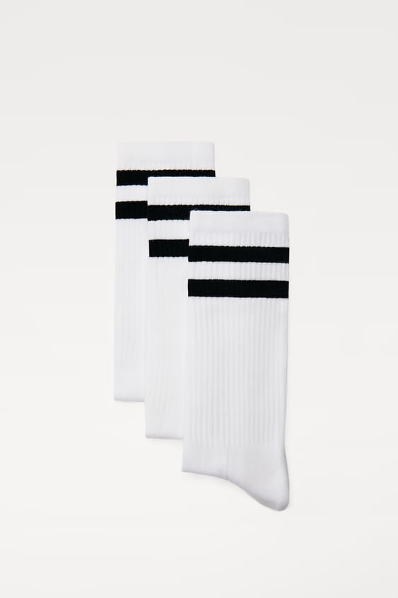 3-PACK OF STRIPED SOCKS