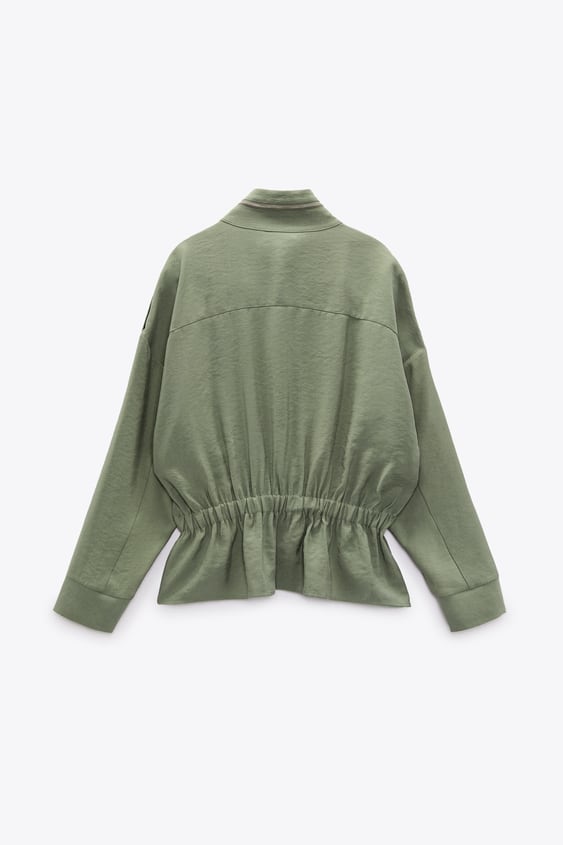 RUCHED WAIST JACKET