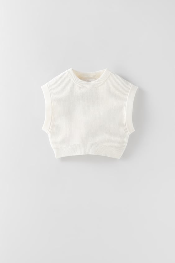 CARDIGAN STITCH VEST