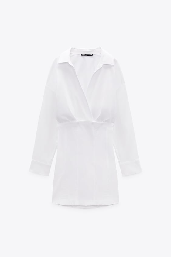 POPLIN SHIRT DRESS