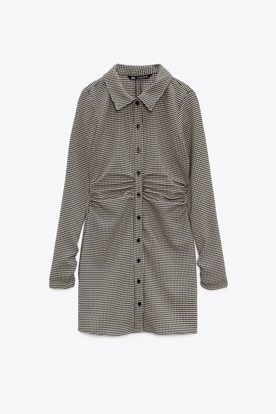 HOUNDSTOOTH DRESS