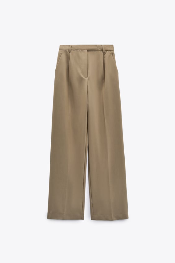 WIDE LEG MENSWEAR STYLE PANTS