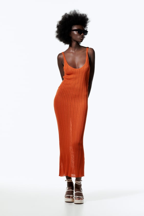 LONG CROCHET DRESS