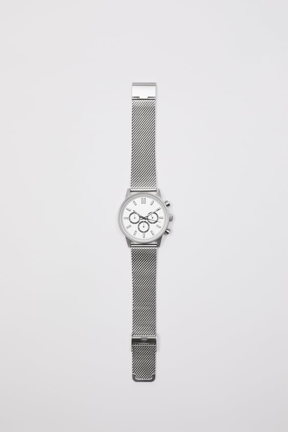 METAL MESH STRAP WATCH
