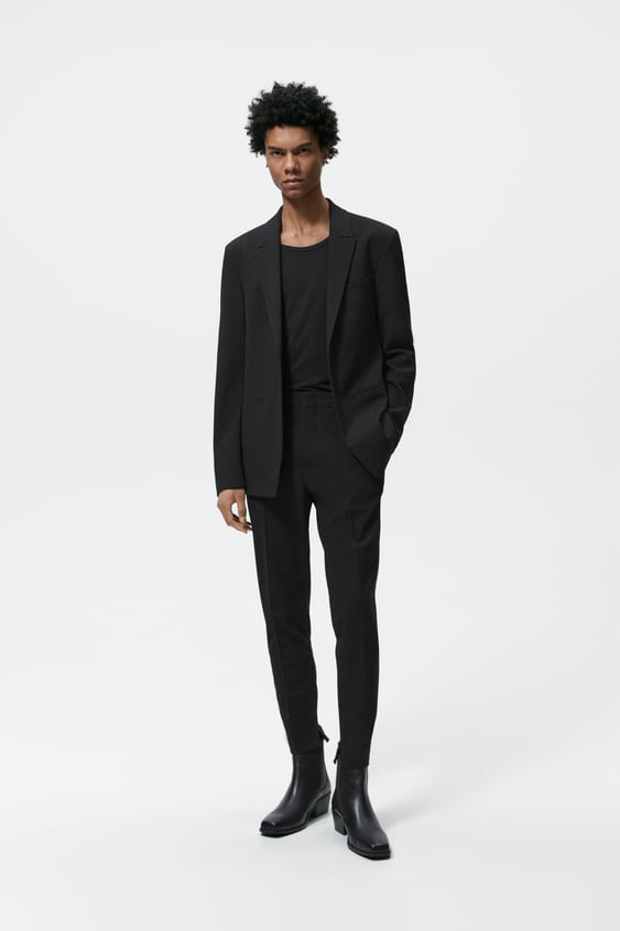 SKINNY FIT SUIT PANTS