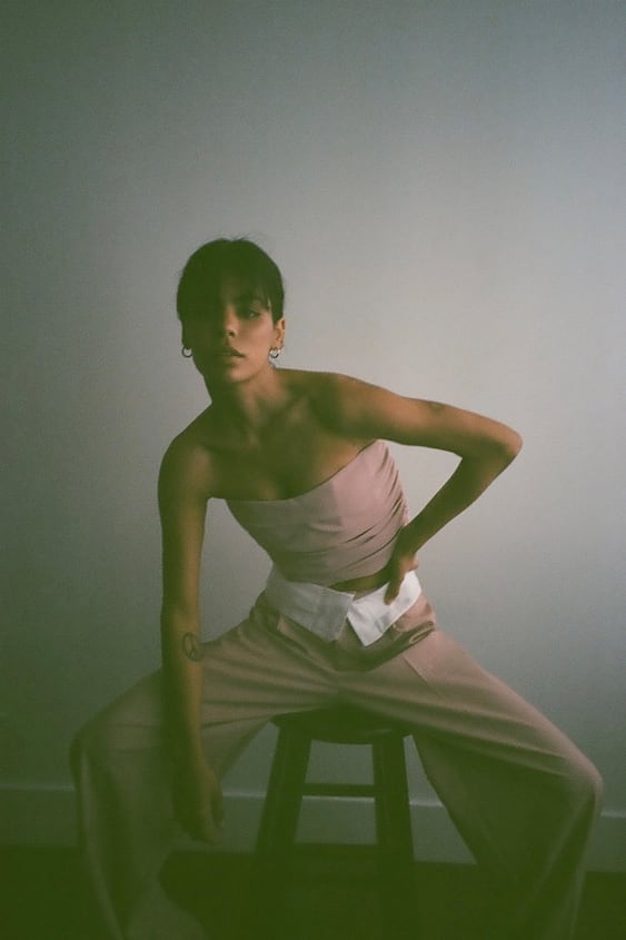 FULL-LENGTH MENSWEAR STYLE PANTS