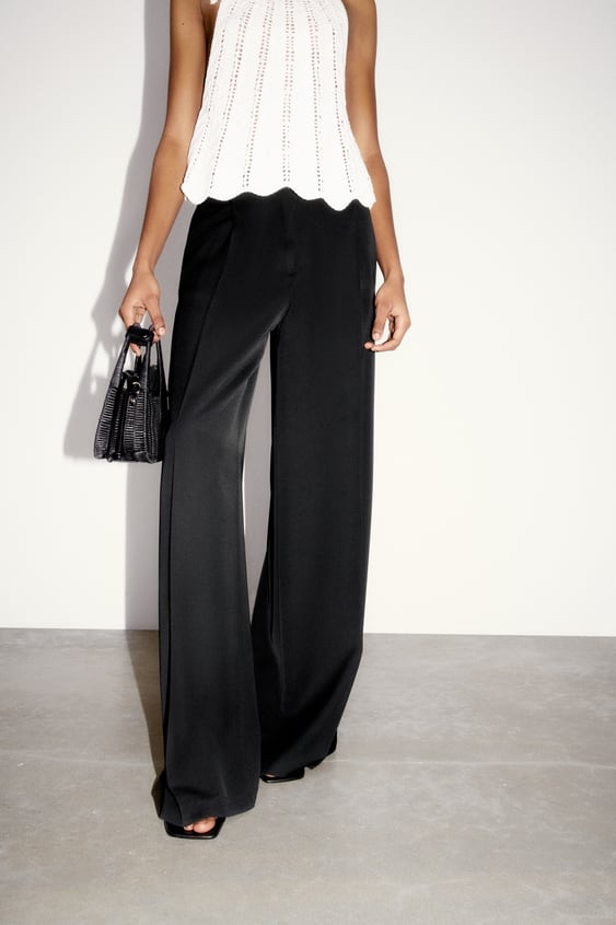LOW RISE MENSWEAR STYLE PANTS