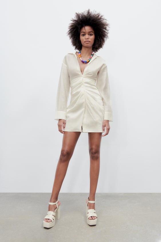 DRAPED DRESS