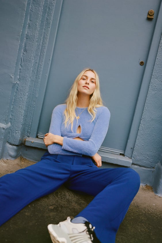 FULL-LENGTH MENSWEAR STYLE PANTS