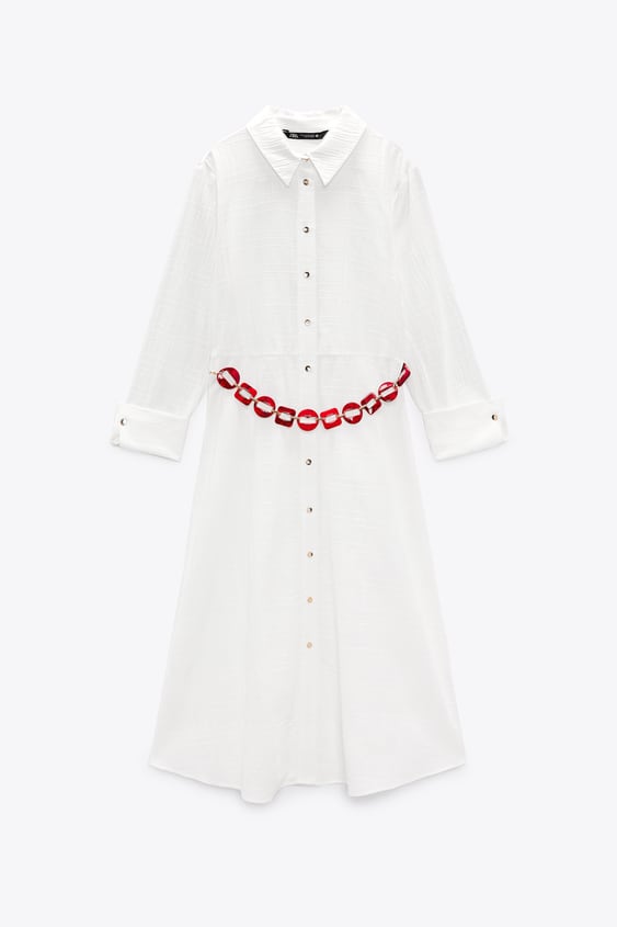 CHAIN BELT SHIRTDRESS