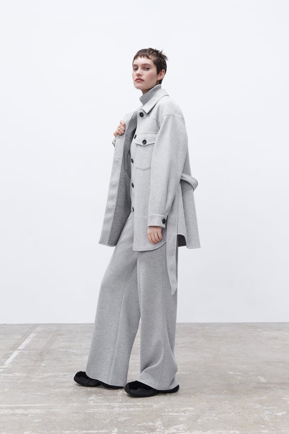 SOFT BELTED OVERSHIRT