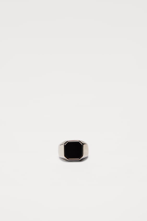 LACQUERED SIGNET RING