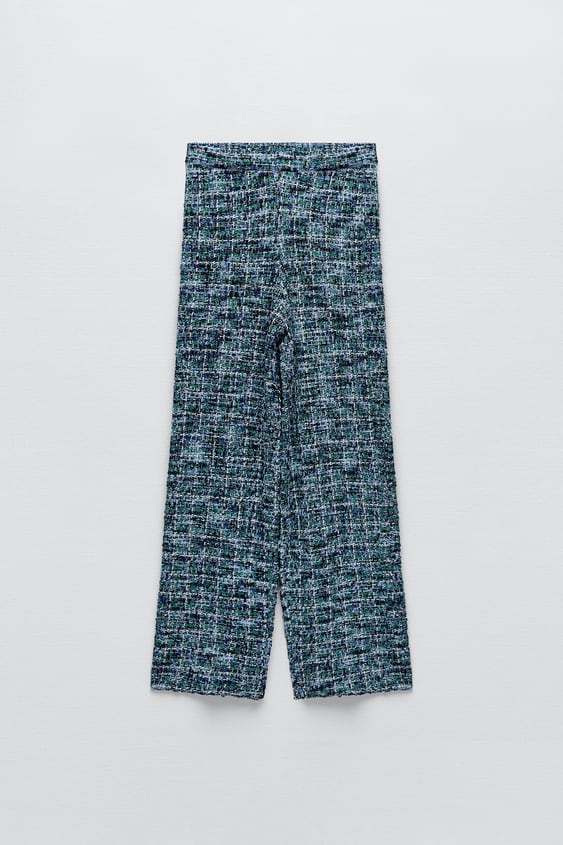 KNIT TEXTURED PANTS