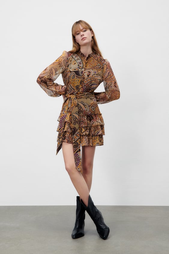 PRINTED SHORT DRESS