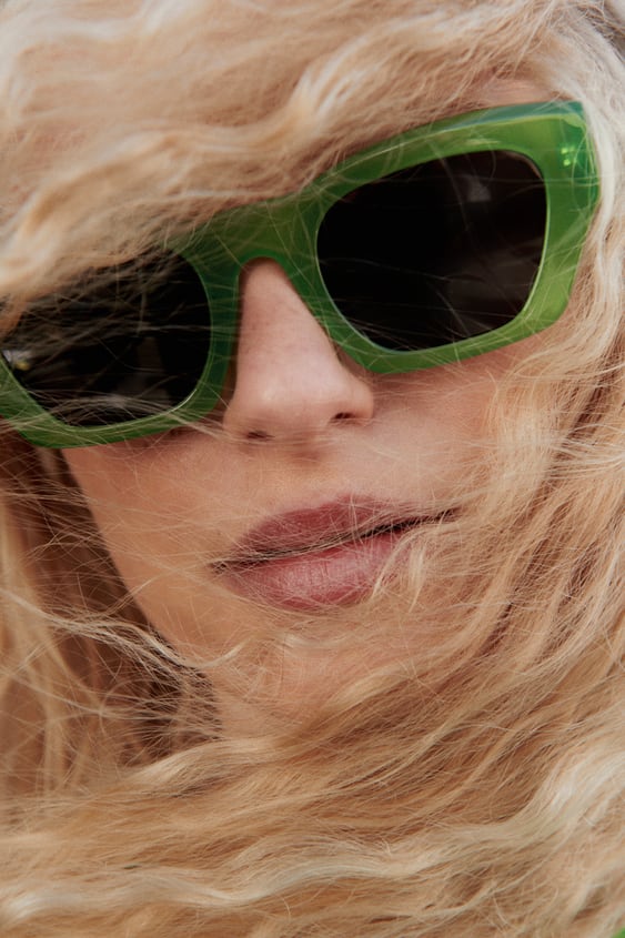 HEXAGONAL SOLID COLOR SUNGLASSES