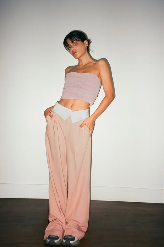 FULL-LENGTH MENSWEAR STYLE PANTS
