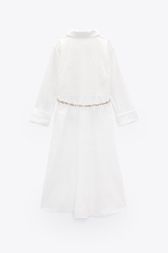 CHAIN BELT SHIRTDRESS