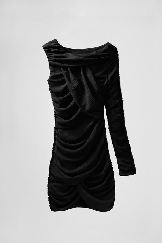 ASYMMETRIC DRAPED DRESS LIMITED EDITION