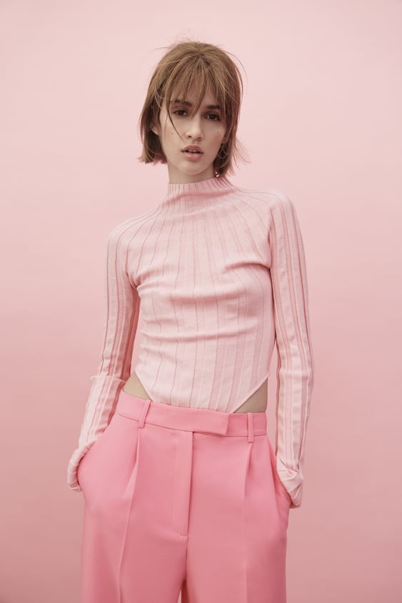 WIDE LEG MENSWEAR PANTS