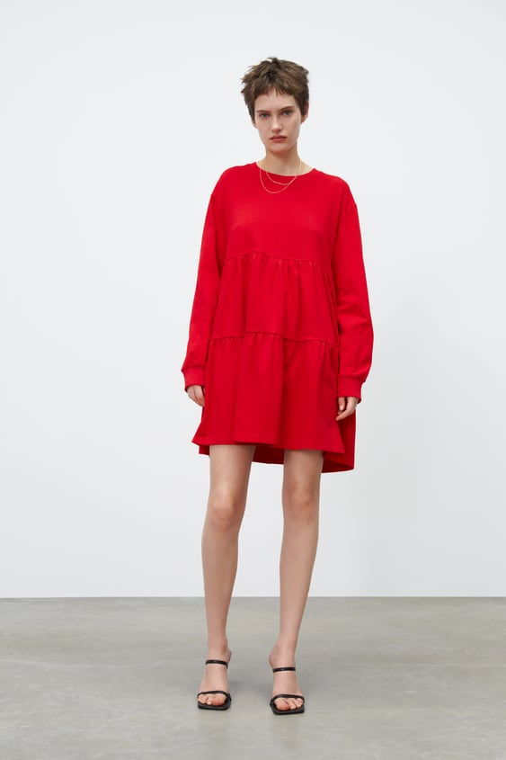 SHORT TIERED DRESS