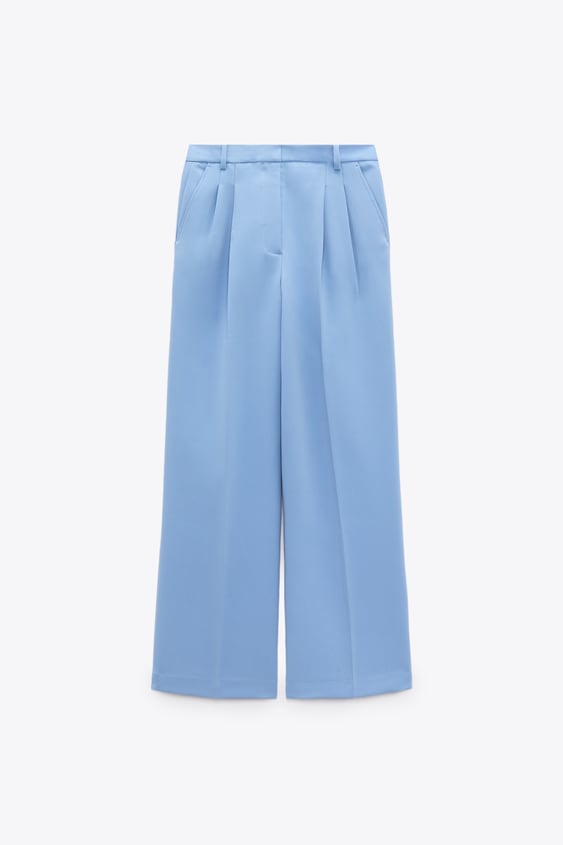 WIDE LEG PANTS WITH DARTS
