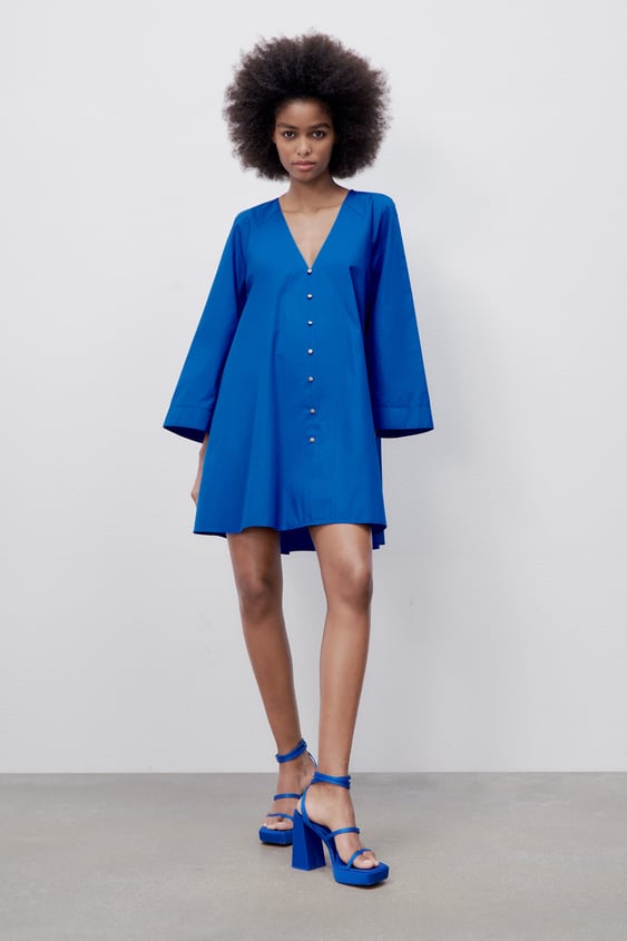 VOLUMINOUS MINI DRESS