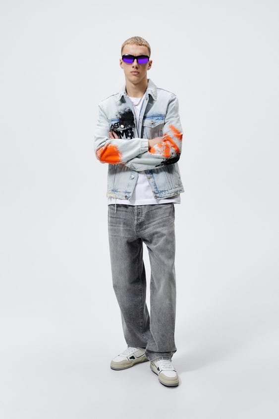 GRAFFITI DENIM JACKET
