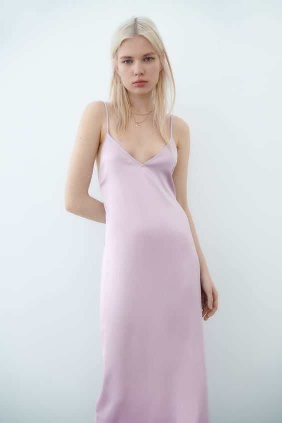 SATIN DRESS