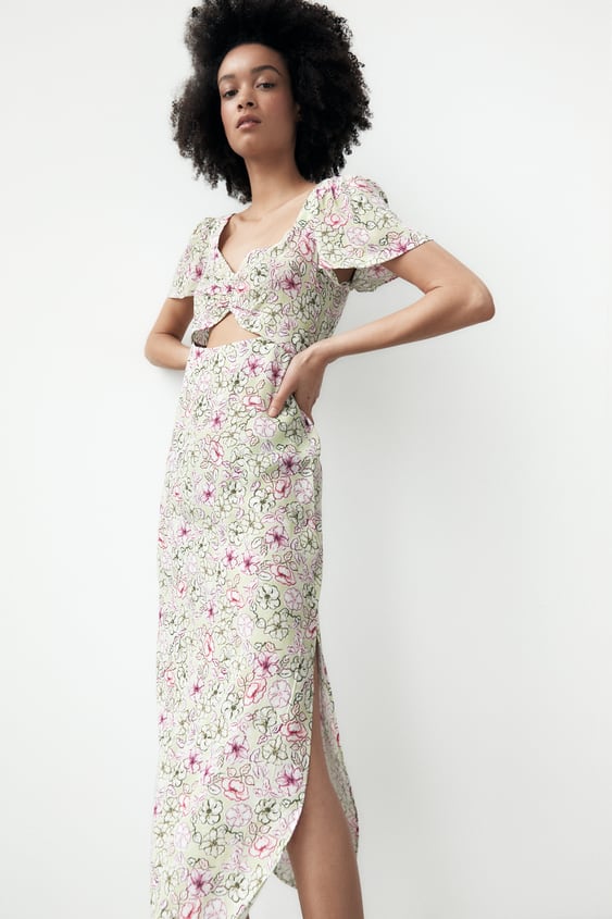 FLORAL PRINT DRESS