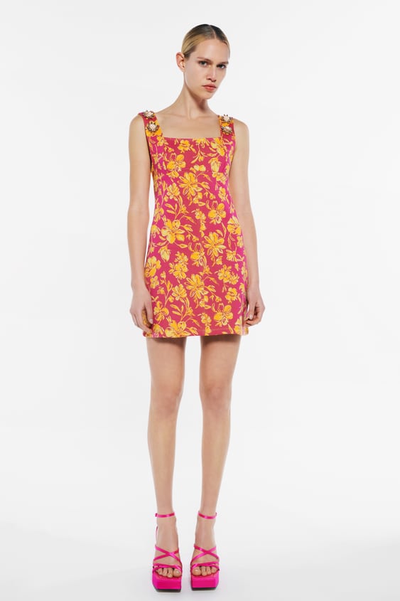 JEWEL JACQUARD DRESS