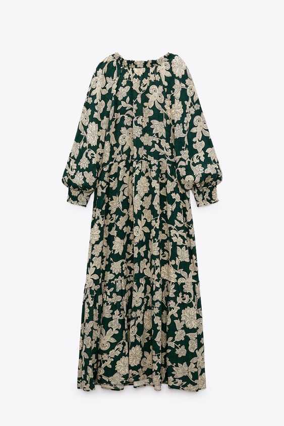 FLORAL PRINT OVERSIZED DRESS