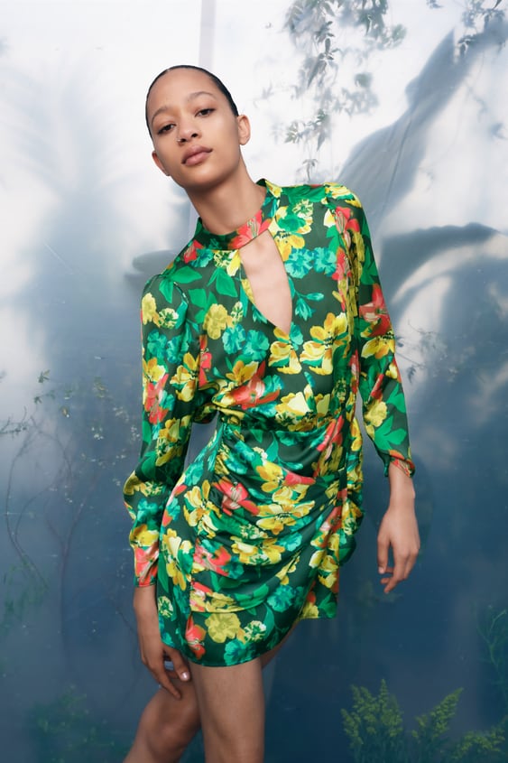 FLORAL PRINT DRESS