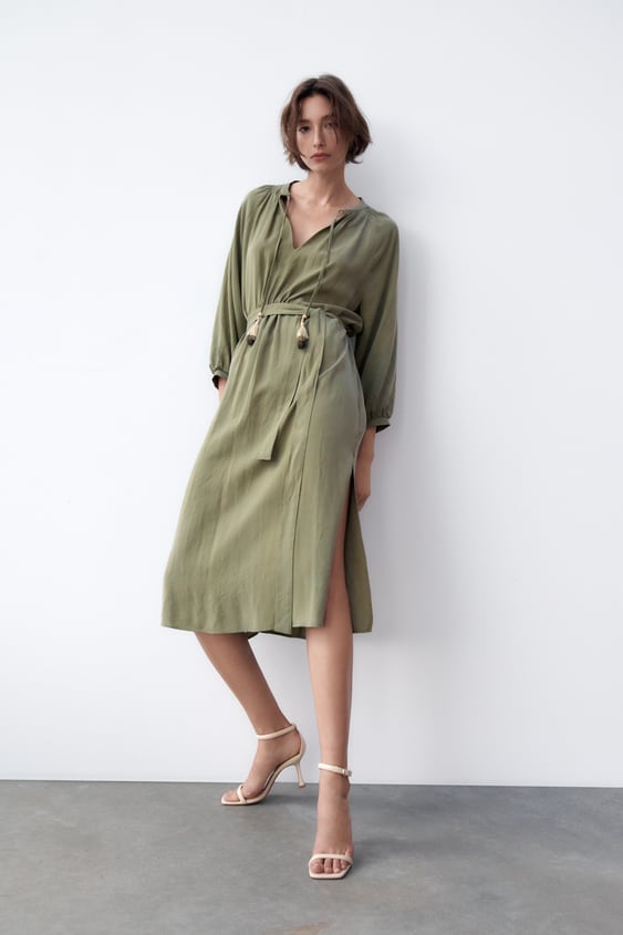 BELTED TUNIC DRESS