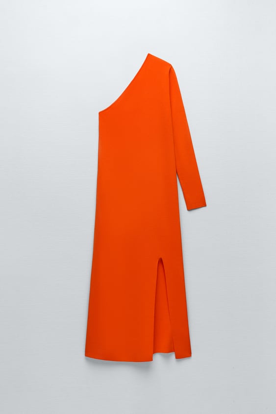 ASYMMETRIC KNIT DRESS
