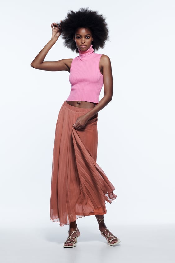PLEATED SKIRT