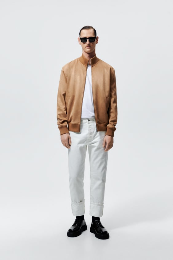 FAUX SUEDE JACKET