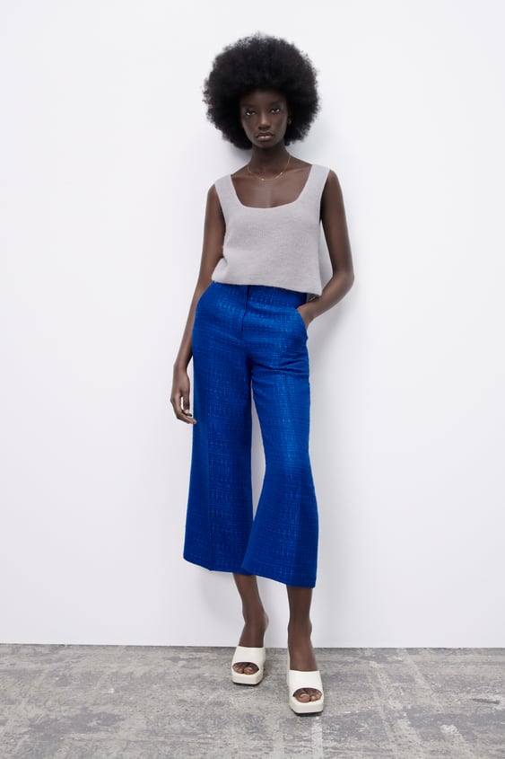 TEXTURED PANTS