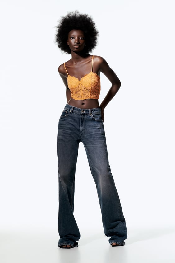 LACE CORSET STYLE TOP