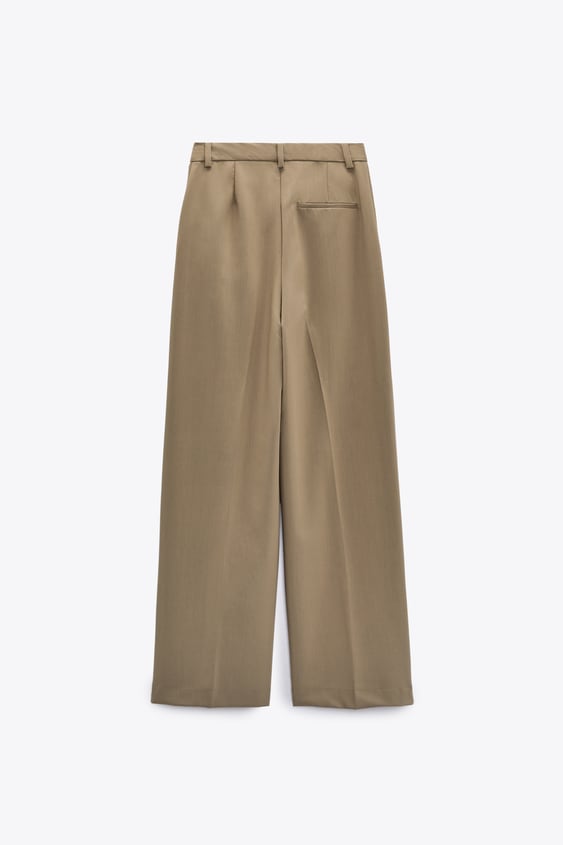 WIDE LEG MENSWEAR STYLE PANTS