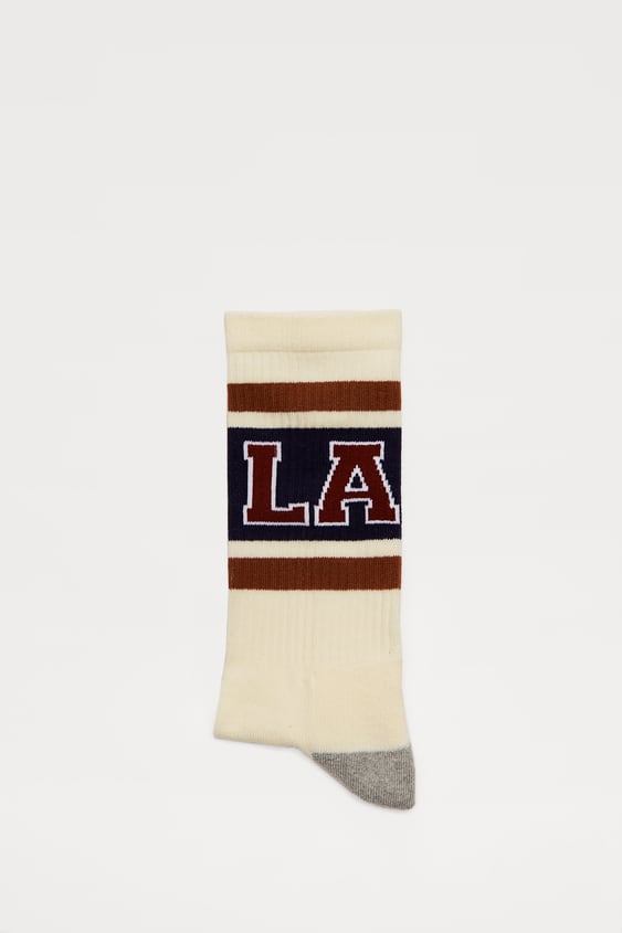 JACQUARD STRIPE SOCKS