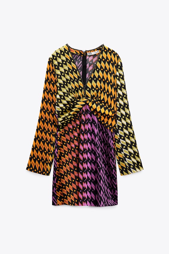 PRINTED SHORT DRESS