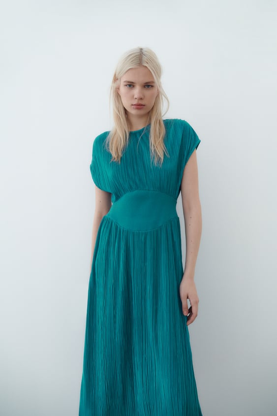 PLEATED DRESS