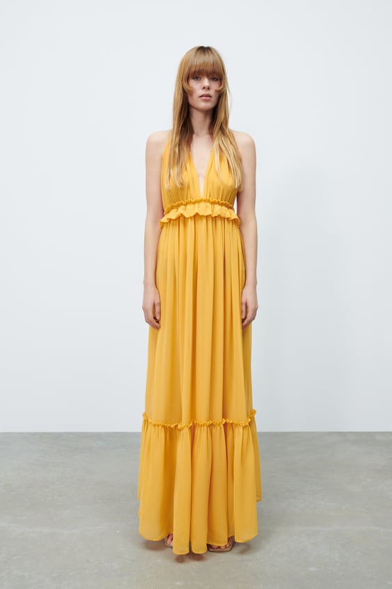 LONG VOLUMINOUS DRESS