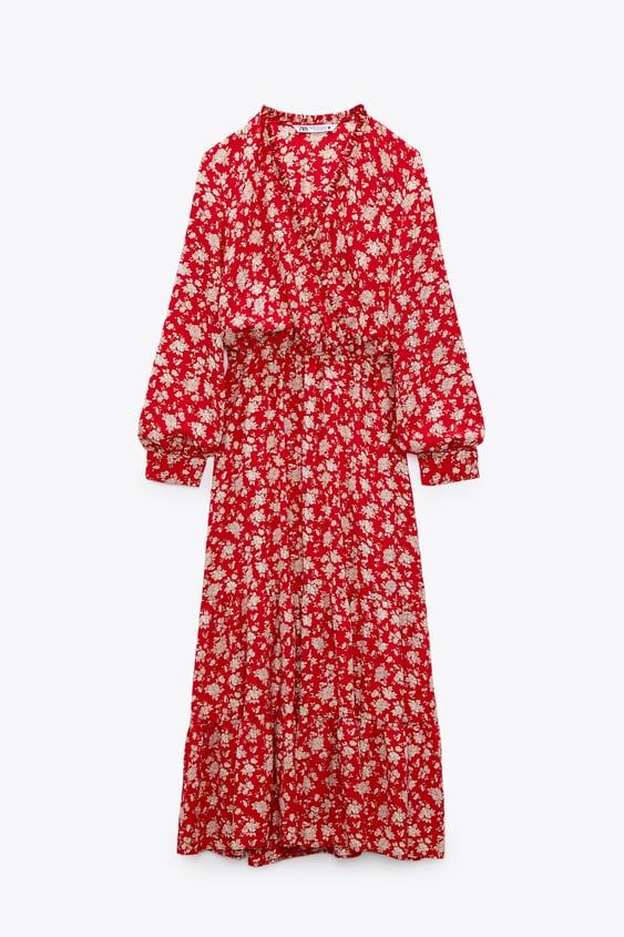 MIDI FLORAL PRINT DRESS