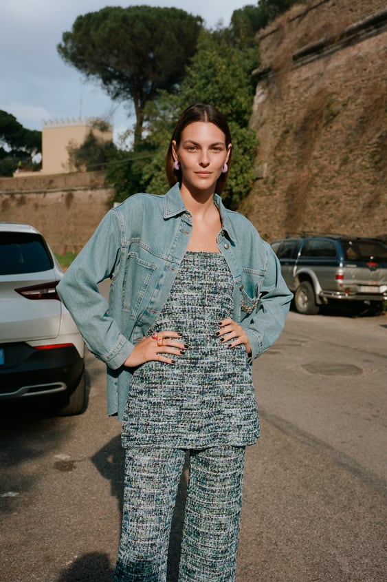KNIT TEXTURED PANTS