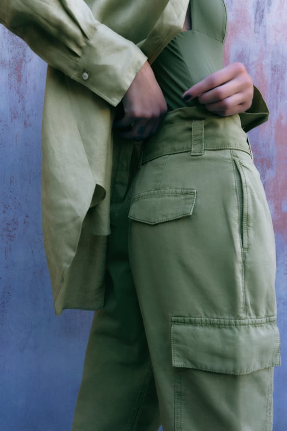CARGO PANTS WITH BELT