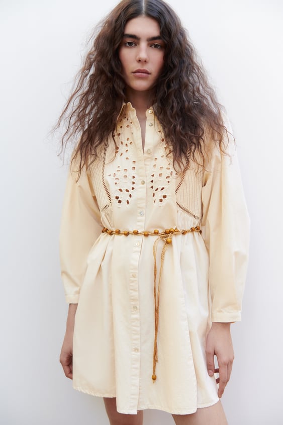 BELTED SHIRT DRESS